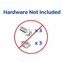 41-190-0 MODULAR SOLUTIONS REINFORCED CASTER CORNER MOUTNING PLATE FOR CASTER OR FOOT HARDWARE NOT INCLUDED
